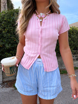 The Honey Girl Knit Top - Pink