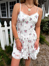 Flower Girl Floral Mini Dress