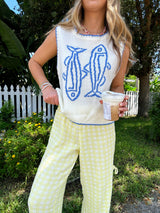 Gone Fishing Sweater Vest