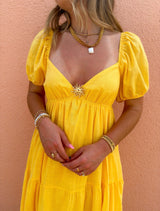 Sunbeam Yellow Maxi Dress