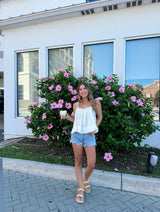 Flower Child Babydoll Top