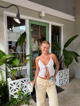 Lovergirl Eyelet Tie Top