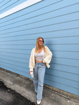 The Winter Knit Cardigan - Ivory