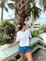 Sunhoney Beach Club Crop Tee