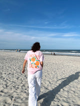 Sunhoney Florida Orange Tshirt- Pink