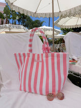 Sunhoney Beachside Striped Terry Cloth Bags
