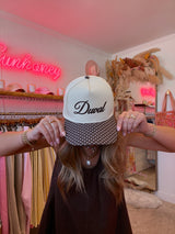 *PREORDER* Duval Embroidered Polka Dot Hat - Brown