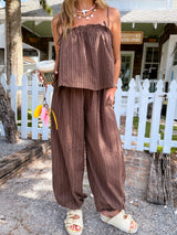 Cocoa Coast Stripe Jumpsuit