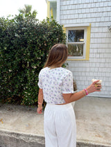 Lavender Haze Linen Top