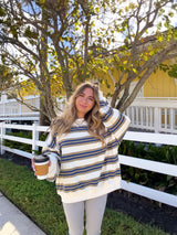 The Weekender Striped Sweatshirt