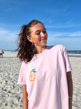 Sunhoney Florida Orange Tshirt- Pink
