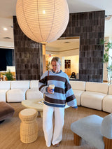 Cozy Dreams Striped Chunky Sweater