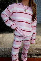 Sweetheart Stripe Chenille Set