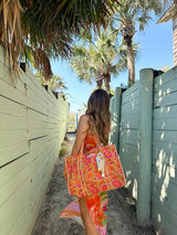 Sunhoney Quilted Reversible Tote Bag