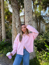 Sunhoney Girl Cardigan - Baby Pink