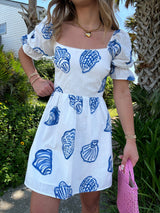 Keep It Coastal Babydoll Shell Dress