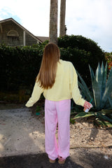 Sweet Stripe Pink Boxer Pants