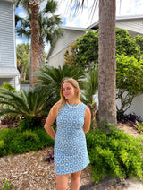 Denim Baby Eyelet Mini Dress