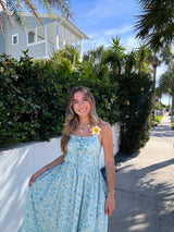 Full Bloom Floral Maxi Dress