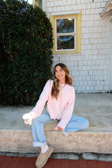 Sunhoney Girl Cardigan - Pink Stripe