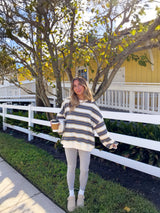 The Weekender Striped Sweatshirt