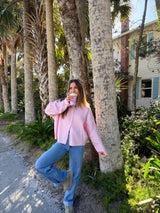 Sunhoney Girl Cardigan - Baby Pink