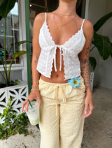 Lovergirl Eyelet Tie Top