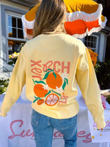 Sunhoney Florida Orange Sweatshirt - Yellow