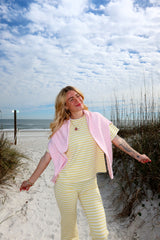 Sunny Side Yellow Stripe Set