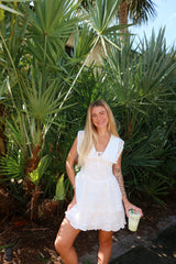 Sweet Daydream White Eyelet Dress