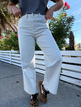 Between The Lines Striped Jeans