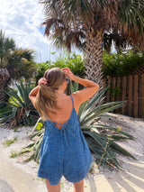 Blue Jean Baby Denim Romper
