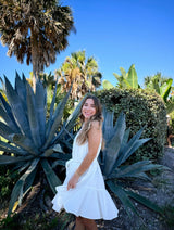 Cloud Nine Linen Flowy Dress