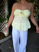 Mellow Yellow Tube Top