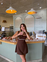 Mocha Please Activewear Dress