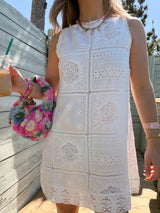 Ocean Air Lace Shift Dress
