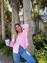 Sunhoney Girl Cardigan - Baby Pink