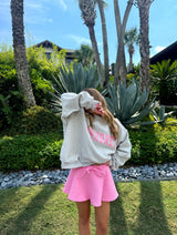Cloud Nine Pink Sweat Skort