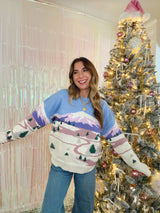 Winter Wonderland Mountain Sweater
