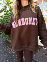 Sunhoney Signature Mockneck - Chocolate