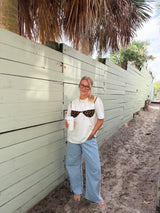 Beach Babe Bikini T-shirt - Leopard