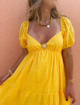 Sunbeam Yellow Maxi Dress