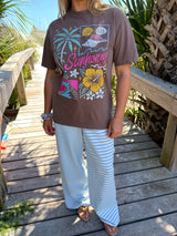 Sunhoney Endless Summer Tshirt - Brown