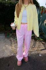 Sweet Stripe Pink Boxer Pants