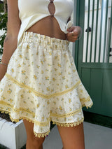 Daisy Days Butter Yellow Skort