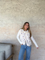 Cherry Bomb Sherpa Vest