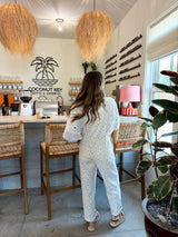 Pinterest Girl Floral Denim Overalls