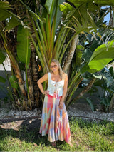 Tied & True White Linen Top