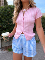 The Honey Girl Knit Top - Pink