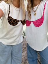 Beach Babe Bikini T-shirt - Leopard